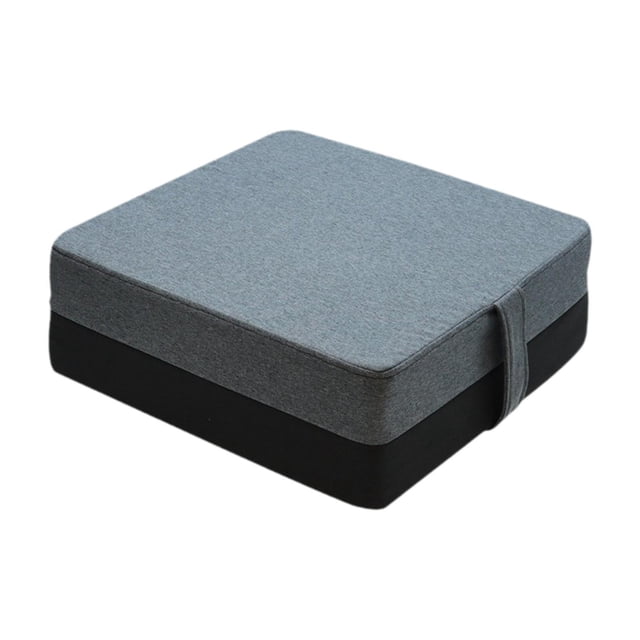 Estera de trampolín, colchonetas de gimnasia, almohadilla de trampolín con fondo antideslizante cuadrado portátil Gris oscuro