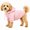 Pink, variant on Pet Life ® French Terry Ultra-Soft Quick-Drying Hooded Dog Sweater