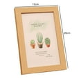 thumbnail image 3 of Simple and Modern Wooden Photo Frame Display Stand, Picture Frames 6X8 Inch Wooden Photo Frames Tabletop or Wall Display Decoration for Photos Paintings Posters, 3 of 3