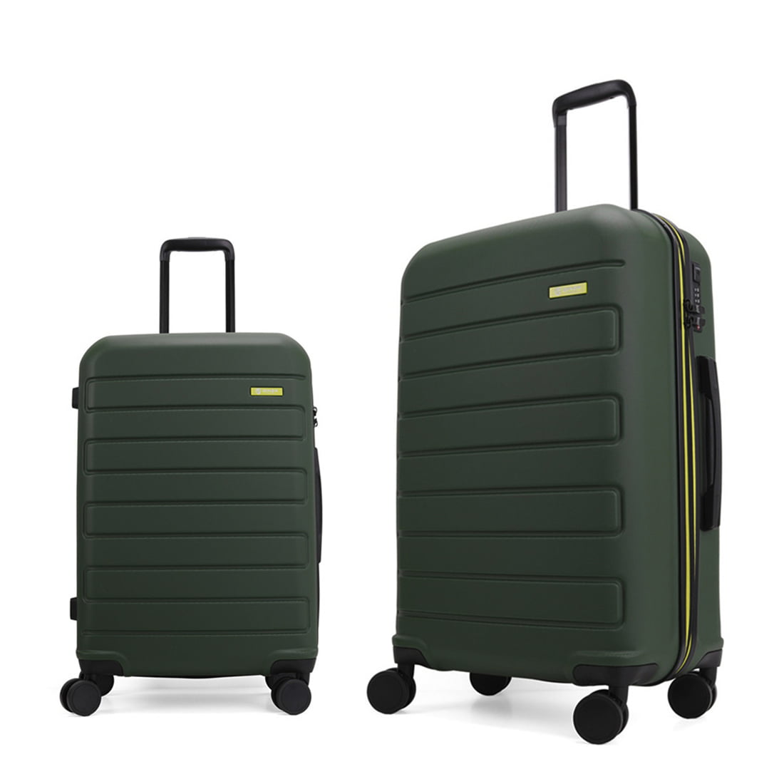 Ginza Travel 2 Piece Hardside Lightweight Luggage Set,ABS Hardshell ...