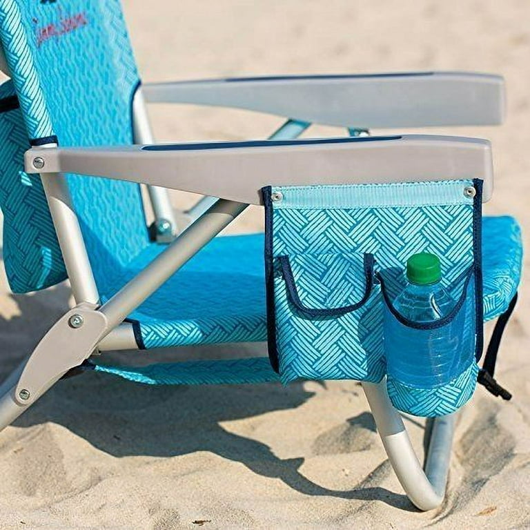 Tommy Bahama 2016 Backpack Cooler Beach Chair Blue Weave with