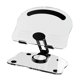 thumbnail image 1 of Soporte para tableta giratorio de escritorio, plegable y portátil con base giratoria de 360 ​​grados. Negro, 1 of 9