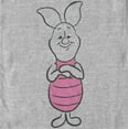 thumbnail image 2 of Men's Winnie the Pooh Piglet Sketch Graphic Tee Athletic Heather X Large, 2 of 5
