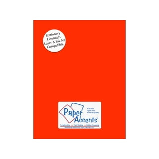 Cosmic Orange Cardstock Paper – 8 1/2 x 11 Medium Weight 65 lb (175 Gsm) Cover Card Stock - for Cards, Invitations, Brochure, Award, and Stationery