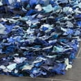 thumbnail image 4 of SAFAVIEH Rio Cassandra Confetti Polyester Shag Area Rug, Blue/Multi, 2'6" x 4', 4 of 7