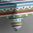 thumbnail image 5 of Colorful Geometric Stripe Pattern Rectangle Tablecloth 60"x102",Waterproof Polyester Rectangle Table Cloth, Wipeable Spillproof Polyester Tablecloth for Dining, Camping, Indoor and Outdoor, 5 of 6