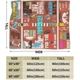 thumbnail image 5 of Soccer Blanket - Soccer Blankets Soccer Gifts for Adult and Kids Plush Soccer Blanket for Couch Bed Sofa Home Decor 40"X50", 5 of 5