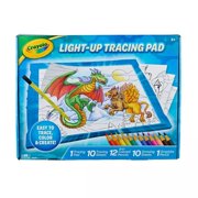 Crayola® Light-Up Tracing Pad – Blue, 35+ Art Supplies, Tracing Sheets, Pencils for Kids Ages 6+ – Perfect Drawing Kit