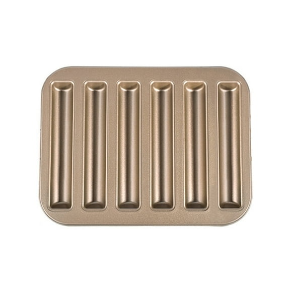 Biscuit Stick Mold Financier Cake Pan Carbon Steel Cake Bread Mold Easy to Clean