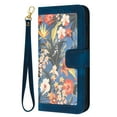 thumbnail image 2 of Compatible with Samsung Galaxy A34 5G Vintage Flower Wallet Case Magnetic Closure Cover with Card Slots, 2 of 5