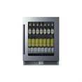 thumbnail image 3 of Summit Sdhg2443lhd 24" Wide 80 Can Capacity Beverage Cooler - Glass, 3 of 3