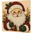 thumbnail image 3 of Christmas Decor Santa Pearl Art Kit for Adults | Diamond Painting Kit With Frame, DIY Home Decor Wall Art, Beginner DIY Seasonal Party Gift, 3 of 7