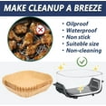 thumbnail image 3 of Doublures pour Friteuse à Air Chaud Ninja Crispi, Ensemble de 250 Pcs Doublures en Papier Parchemin pour Ninja FN101 4QT&6 Tasses Récipients en Verre, Accessoires de Cuisson pour Friteuse à Air Ninja Crispy, 3 of 6