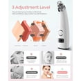 thumbnail image 3 of Blackhead Vacuum Remover Acne Remover,Facial Pore Cleanser Electric Acne Comedone, 3 Adjustable Suction Power, Usb Rechargeable, Led Screen Blackhead Extractor Tool For Women And Men, 3 of 7