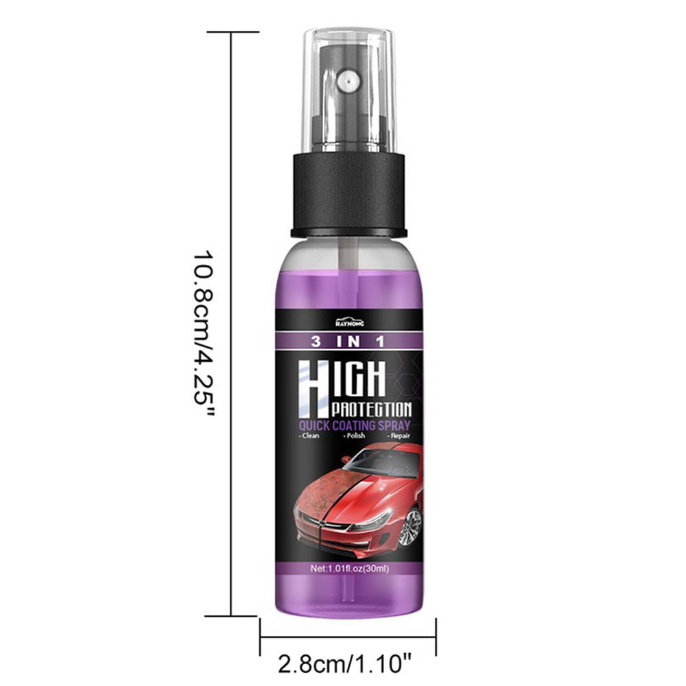 TYGHBN Car Coating Spray, 3 in 1 High Protection Quick Car Coating Spray, Ceramic Car Coating Spray, Nano Coating Pro Spray for Cars, Quick Repair