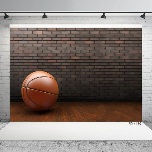 Brick Wall Basketball Wooden Floor Photography Backdrop Customized Backgrounds Photo Studio for Children Sport Party Photocall