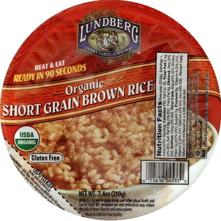 Lundberg Brown Rice, Organic, Short Grain - Walmart.com