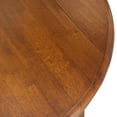 thumbnail image 5 of TMS Chadwick 40” Round Solid Wood Drop Leaf Dining Table, Walnut, 5 of 5