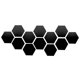 thumbnail image 1 of Pegatina de pared de espejo 3D hexagonal, varios tamaños, bricolaje, fondo de TV, pegatinas para el salón, decoración de pared, dormitorio, baño, decoración del hogar, 1 of 5