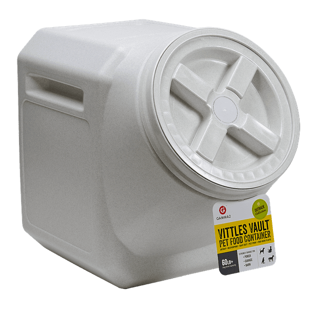 Gamma2 Vittles Vault Outback Stackable Pet Food Storage Container, Grey ...