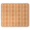 thumbnail image 1 of Orange and Beige Mouse Pad, Ornamental Baroque Leaves and Flowers Victorian Vintage Pattern, Rectangle Non-Slip Rubber Mousepad, Orange and Beige, by Ambesonne, 1 of 2