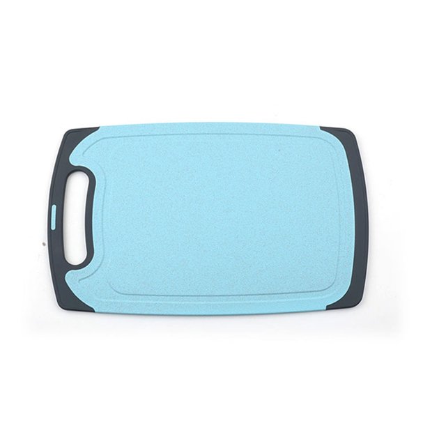 Tabla de cortar de paja de trigo, diseño de dobladillo, antideslizante, fregadero antidesbordamiento, tabla de cortar saludable para el hogar, Camping al aire libre