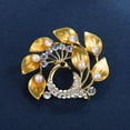 thumbnail image 4 of [Clearance] Phoenix Brooches for Women 14K Gold Plated Bird Pearl Rhinestone Animal Brooch Pin Jewelry Gift for Mom Girlfriend Wife Mothers Day on Clearance, 4 of 7