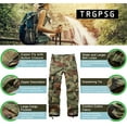 thumbnail image 4 of TRGPSG Women's Cargo Pants with 8 Pockets Cotton Casual Work Pants Y2k Camo Cargo Pants(No Belt),Camo 6, 4 of 10