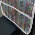 thumbnail image 3 of Retro Microwave Oven Cover, Hippie Design of Audio Cassettes in Squares Dance to the Nostalgic Music 70's 60's, Water Resistant Organizer with Pockets for Kitchen, 36" x 12", Multicolor, by Ambesonne, 3 of 4