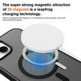 thumbnail image 4 of for iPhone 15 Plus Case Magnetic Phone Case [Compatible with MagSafe] TPU Bumper Hard Skin-Feel Back Slim Fit Shockproof Protective Case Cover for iPhone 15 Plus Men Women Girls, Black, 4 of 7