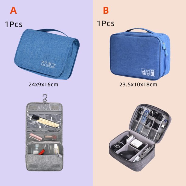 Portátil De Las Mujeres De La Ropa Interior Bolsa De Almacenamiento De Cosméticos De Baño Zapatos Caso Digital De Alambre Gadget Organizador Armario Maleta huangjie unisex