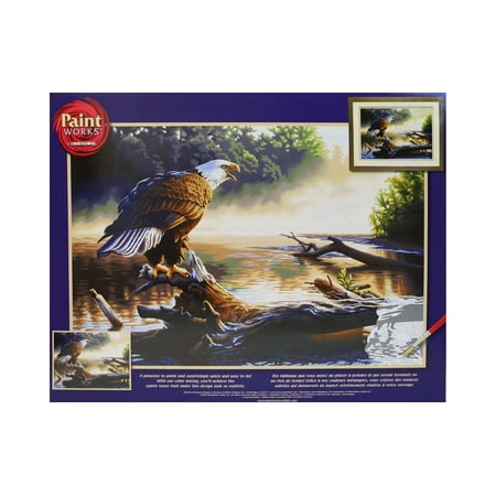 UPC: 0088677913793 | Paintworks Paint By Number 20×14 Eagle Hunter