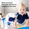 thumbnail image 6 of Interactive Robot Dog Toy Dancing Electronic Puppy Pet with Music Light Smart Stunt Functions for Kids Boys Girls Birthday Gifts 9.1 Inch / 23 cm, 6 of 9