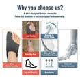 thumbnail image 3 of Unisex Big Bone Toe Bunion Splint Adjustable with Knob Replaceable for Foot Care, 3 of 9