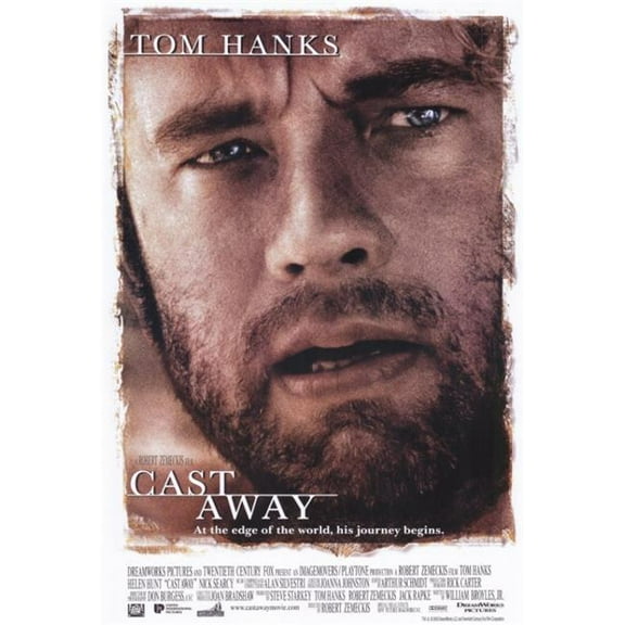 Posterazzi MOVEF3398 Cast Away Movie Poster - 27 x 40 in.