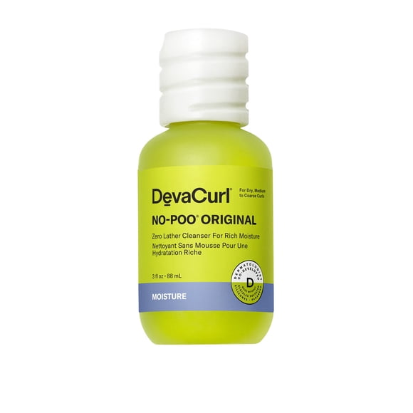 DevaCurl No-Poo Original Zero Lather Cleanser For Rich Moisture 3 fl. oz.