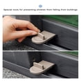 thumbnail image 4 of 2Pcs Aluminum Alloy Anti-Theft Lock Buckle Window Limiter Sliding Door and Window Safety Lock ,Easy to Use, 4 of 7