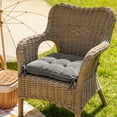 thumbnail image 4 of karymi Thick Soft Floor Cushion Pillow with Attached Straps for Chair Seat Mat Indoor Outdoor Use Multiple Colors 17.72x17.72 Inch Living Room Decor Mens Gifts, 4 of 6