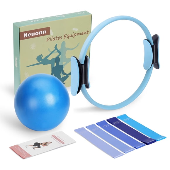 Set de Aro de Pilates Neuonn para Entrenamiento en Casa con Pelotas y Bandas