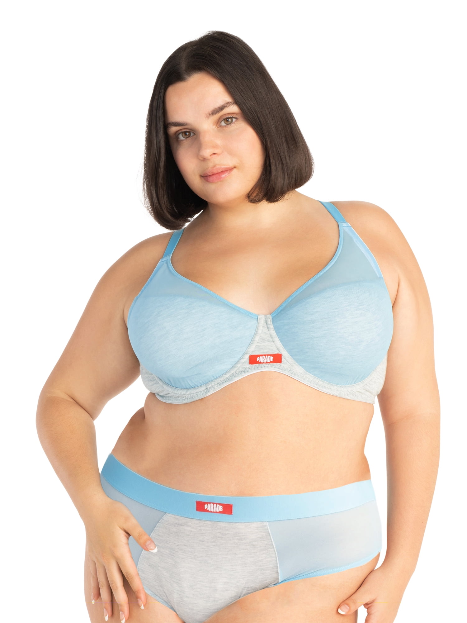 Parade Modal & Mesh High Cut Cheeky Underwear, 2-Pack, Sizes XS to 3XL