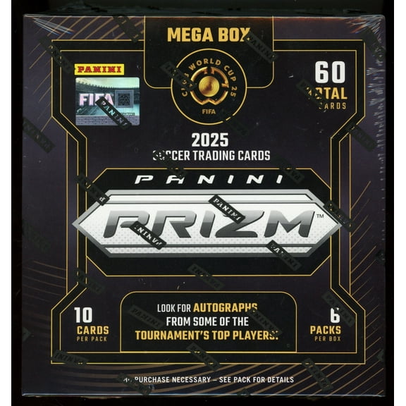2025 Panini Prizm FIFA Club World Cup Soccer Hobby Mega Box