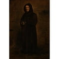 thumbnail image 2 of Ernst Meyer 11x14 Gold Ornate Wood Frame and Double Matted Museum Art Print Titled - A Franciscan Monk, 2 of 4