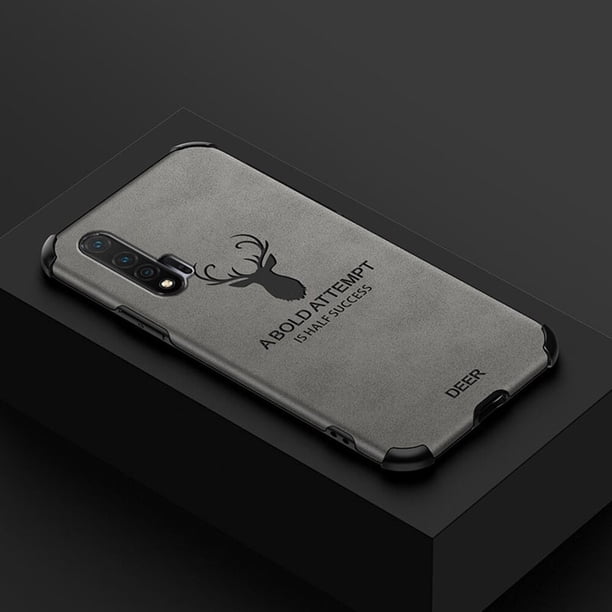 Funda de teléfono de cuero de ciervo para Huawei P20 P30 P40 Lite Pro Mate 20 30 Honor 20 Pro 8X 10i 20i Nova 4 5 5i, funda de silicona suave xuanjing unisex