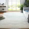 thumbnail image 2 of SAFAVIEH Adirondack Esmond Striped Area Rug, Slate/Cream, 12' x 18' - X-Large - Modern Design, Slate & Cream, Ideal for Living Room, Bedroom, Dining Space, 2 of 12