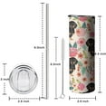 thumbnail image 6 of Dachshund Gifts, Best Dachshund Mom Ever, Christmas Gifts for Wiener Dog Lovers, Women, Girls, Friends, Daughters, Stainless Steel Insulated Tumbler 20 OZ, 6 of 7