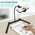 thumbnail image 3 of Yiailnter Adjustable Tripod with Cellphone Holder, 15-inch Height, Mini Projector Stand, Black, 3 of 8