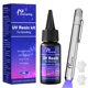 thumbnail image 1 of Kit de resina UV Honcaring de secado rápido con pegamento transparente ligero de 30 g/30 ml, 1 of 7