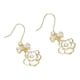 thumbnail image 2 of Pendientes De Camelia,pearl Bows,parejas De Joyería,hechas De Plata,para Eventos,para Viajes,ligeros,metal Plegable,para Ocasiones Especiales,Wsvlmg, 2 of 8