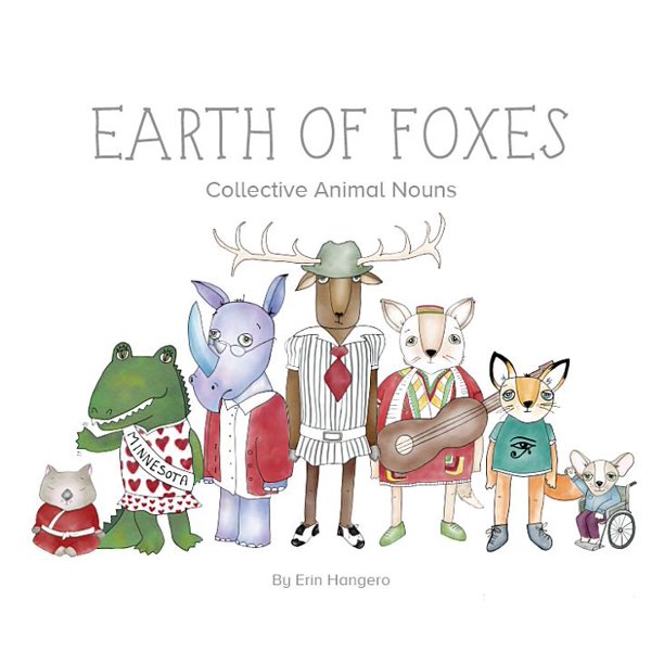 Earth of Foxes Collective Animal Nouns (Hardcover