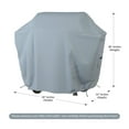 thumbnail image 6 of COVERS&ALL BBQ Grill Cover, 18 Oz Heavy Duty Waterproof UV & Weather Resistant, Outdoor Cover with Air Vents & Drawstrings (58” Inches, Gray), 6 of 7